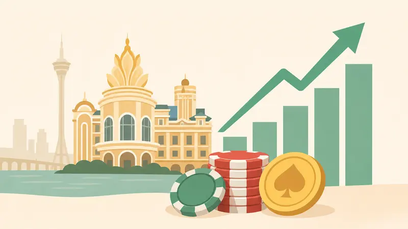 Pendapatan Kasino Macau Juli Merosot 8,4%, Namun Meningkat dari Juni